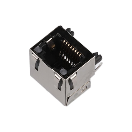 Molex Telecom And Datacom Connector, 8 Contact(S), Female, Right Angle, Solder Terminal, Locking, Jack 438600016